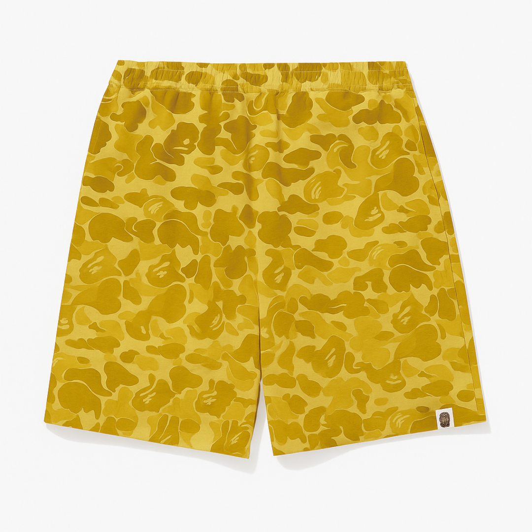 Yellow Camo Short