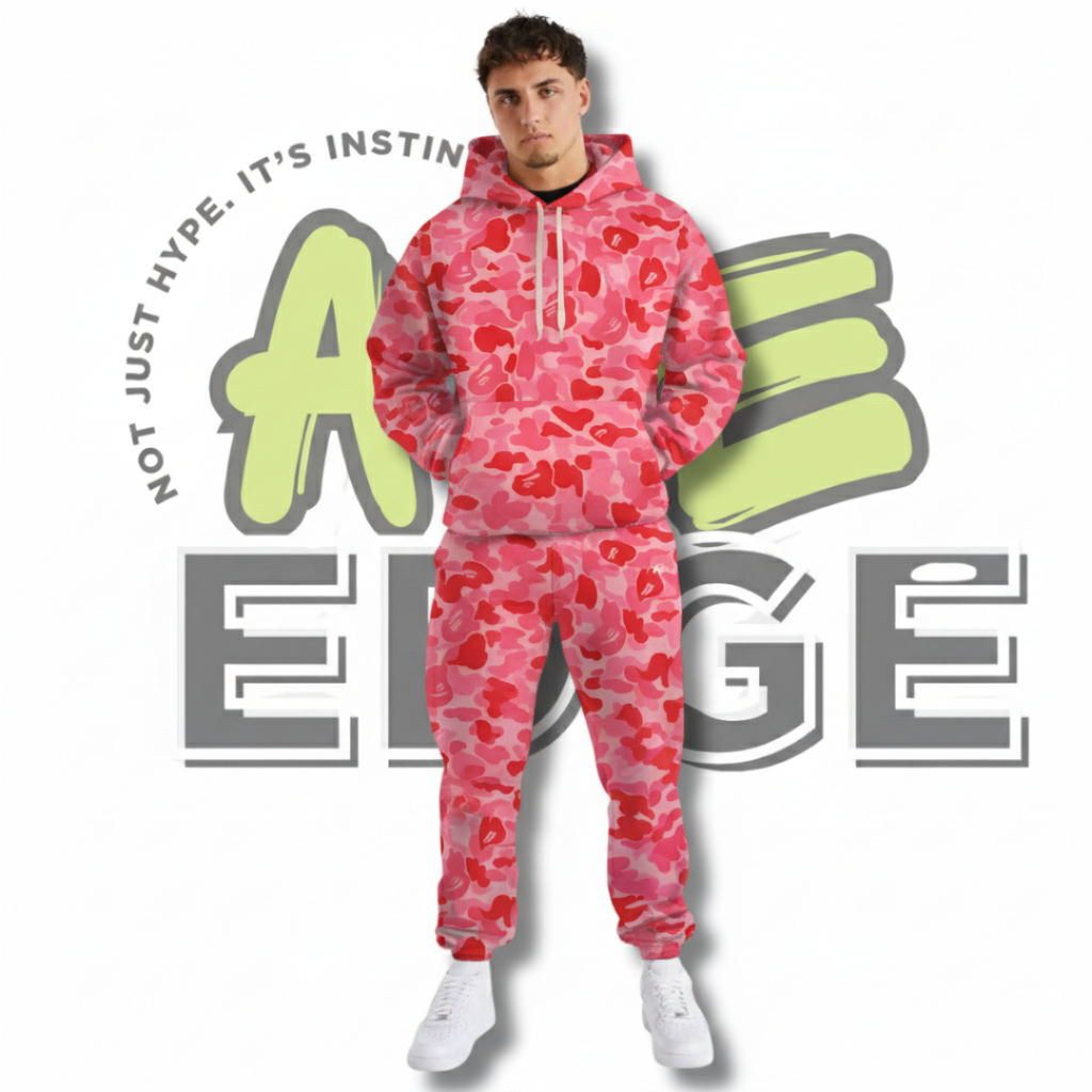 Pink Camo Hoodie