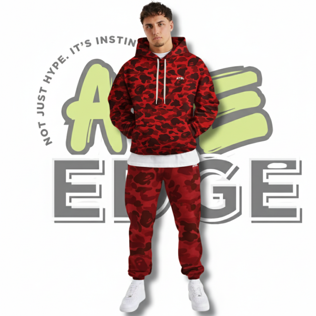Red Camo Hoodie