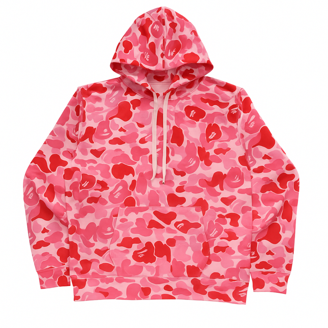 Pink Camo Hoodie