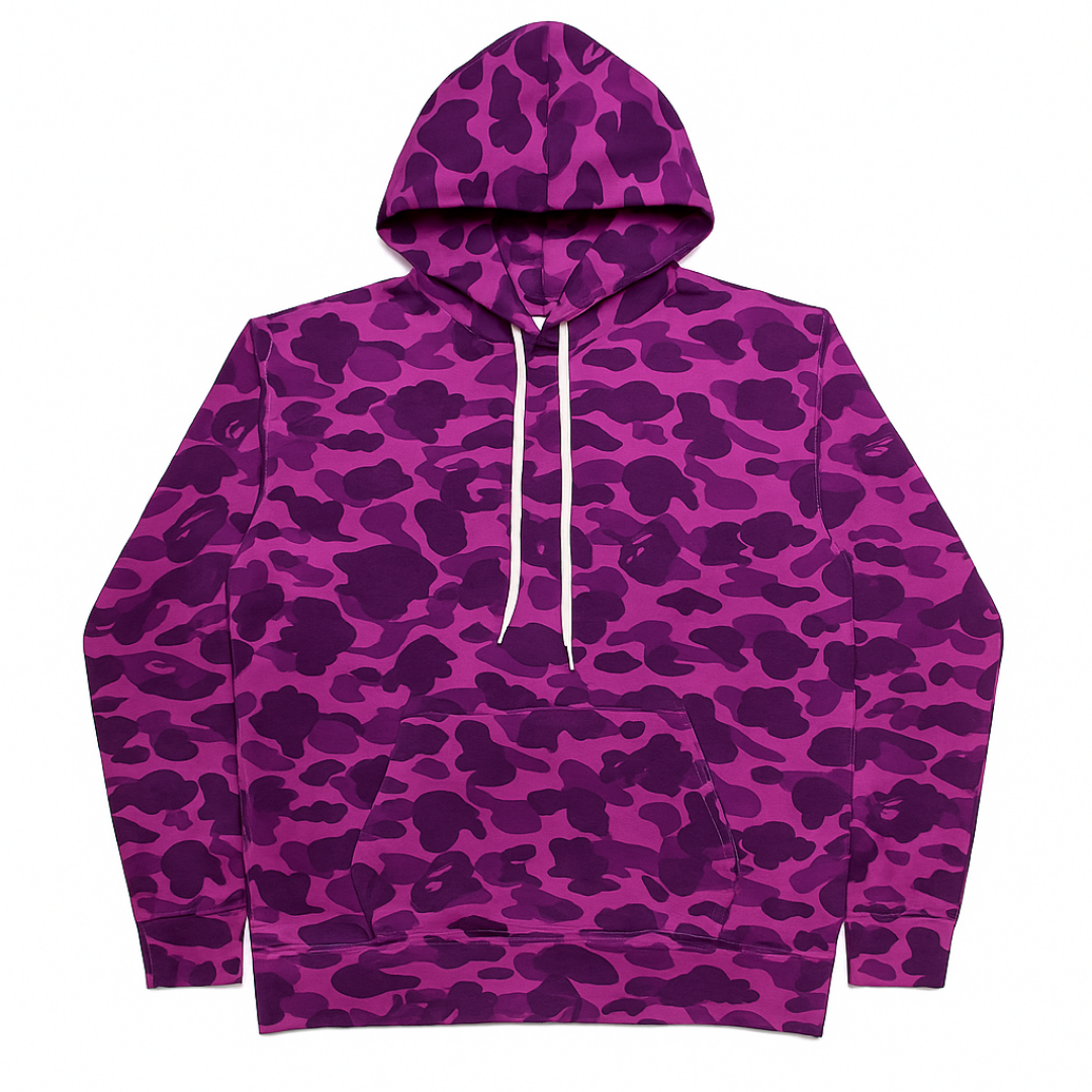 Violet Camo Hoodie