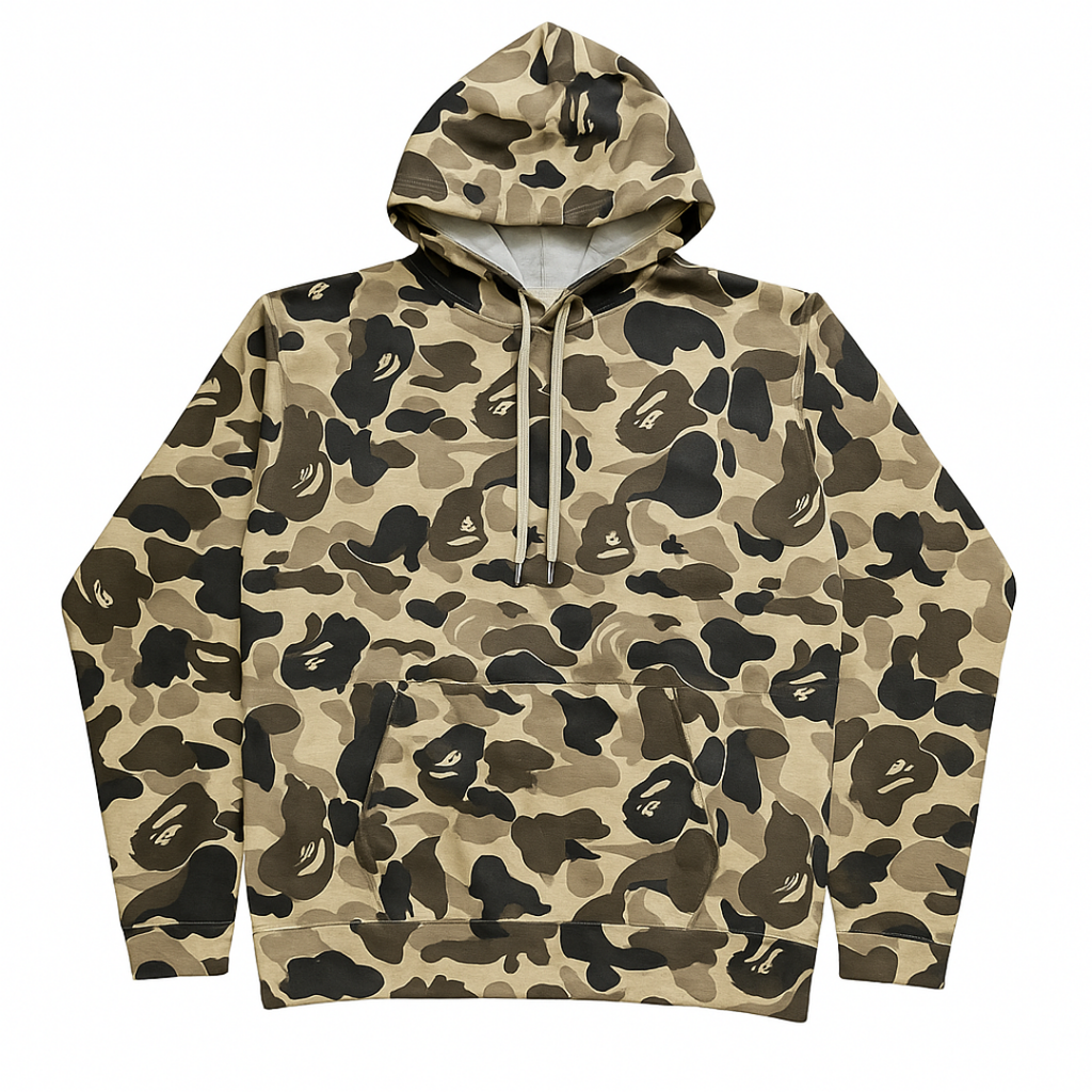 Khaki Camo Hoodie