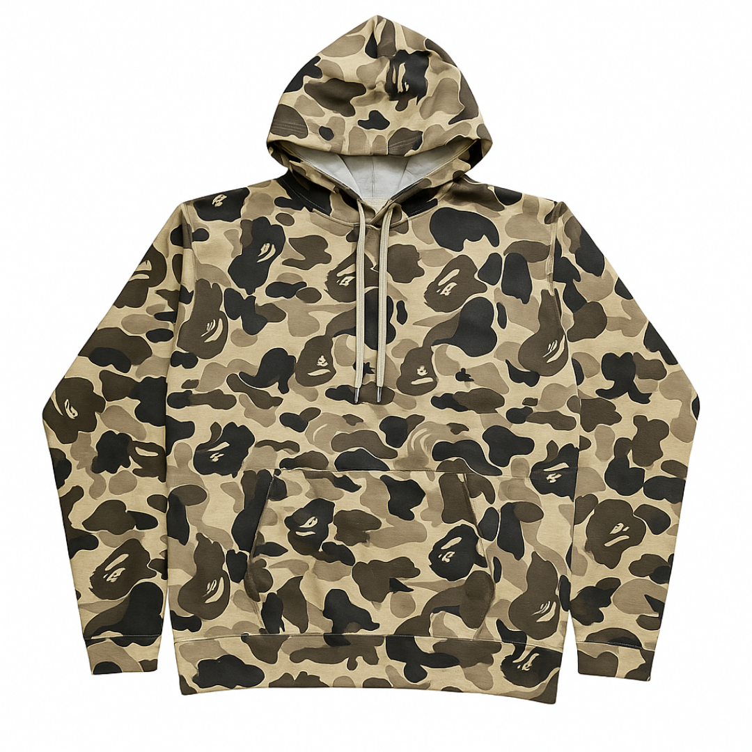 Khaki Camo Hoodie