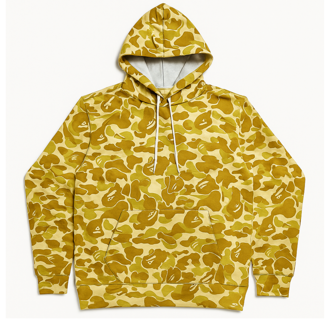 Yellow Camo Hoodie