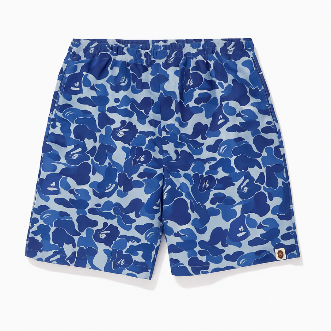 Blue Camo Short