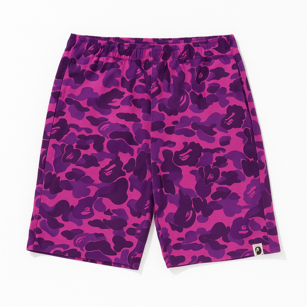 Violet Camo Short