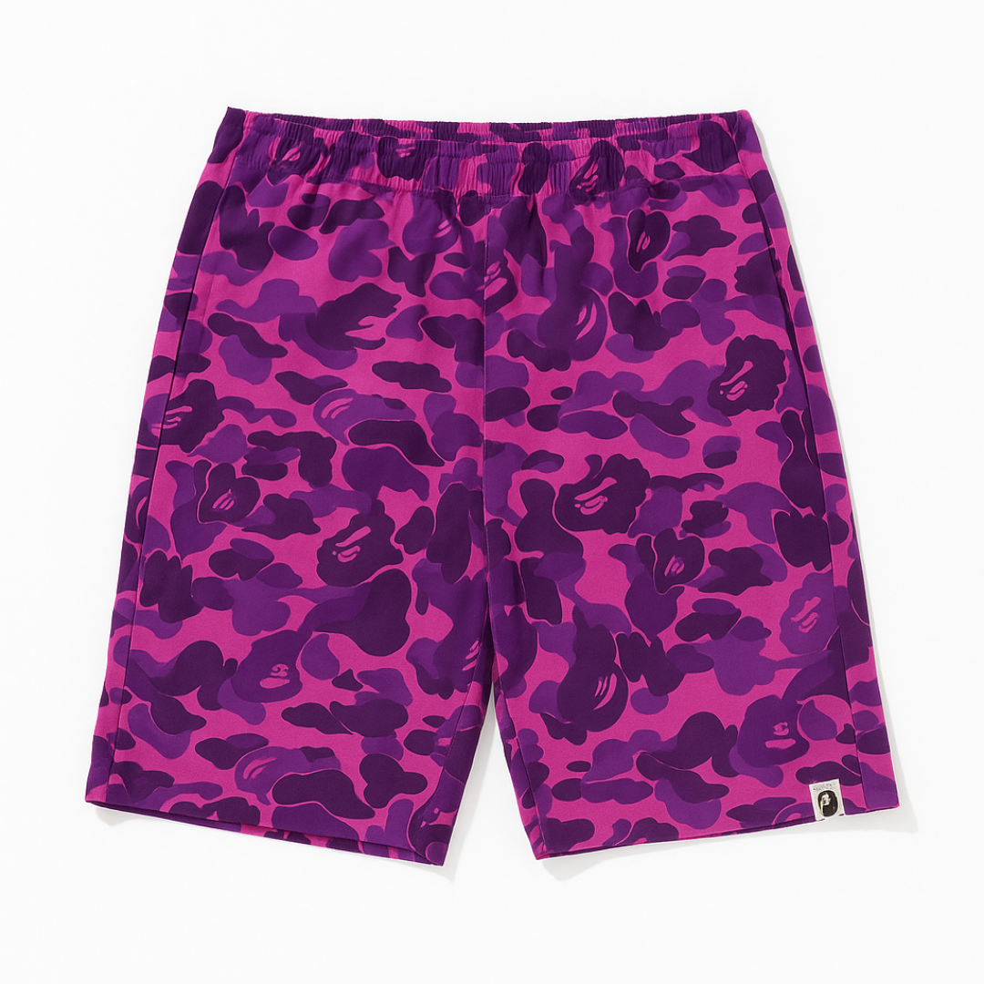Violet Camo Short