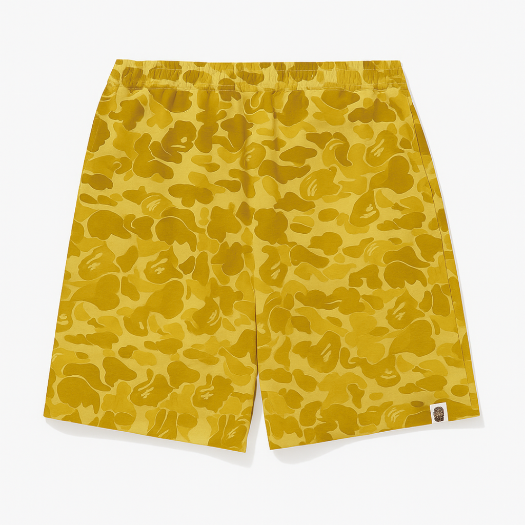 Yellow Camo Short