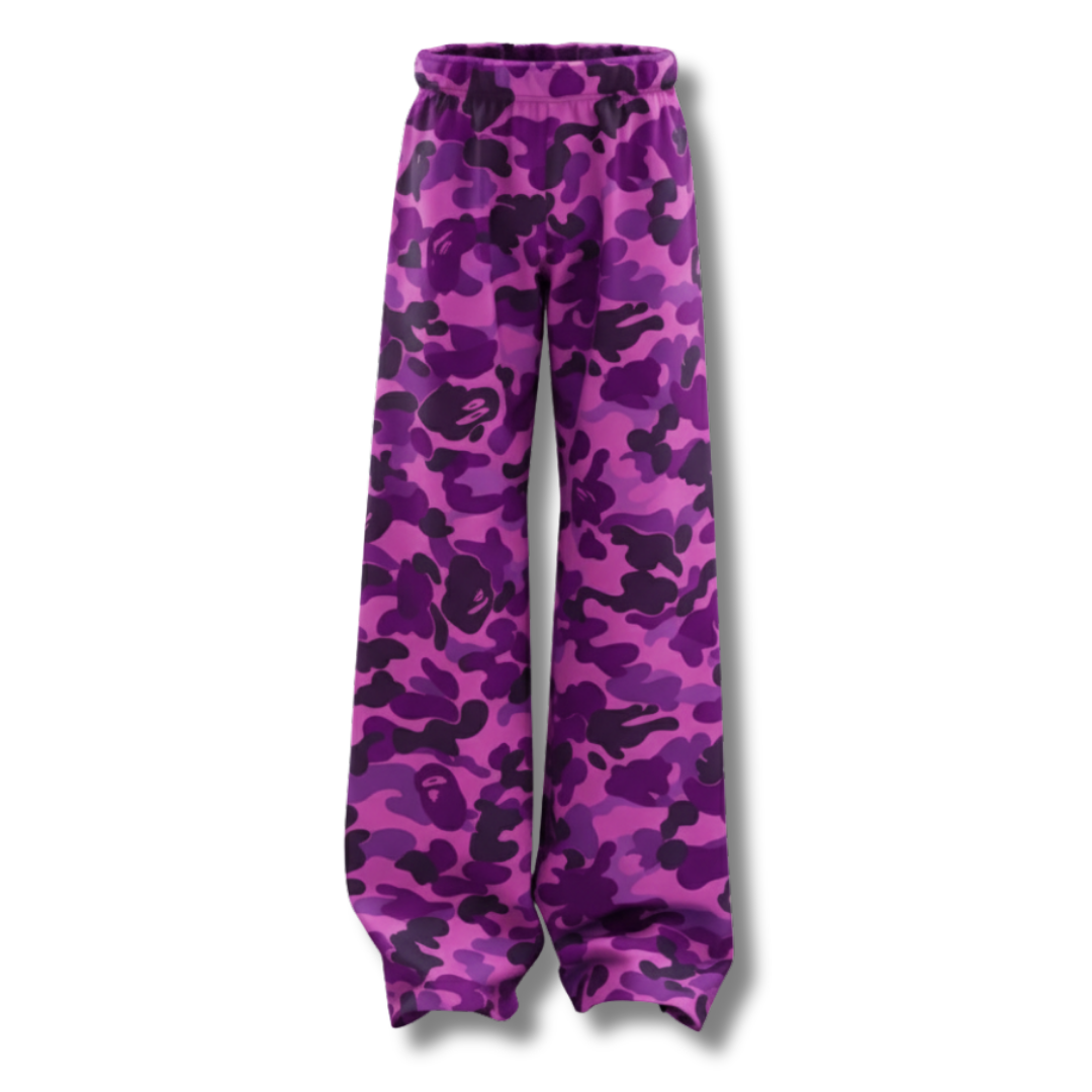 Violet Camo Pants
