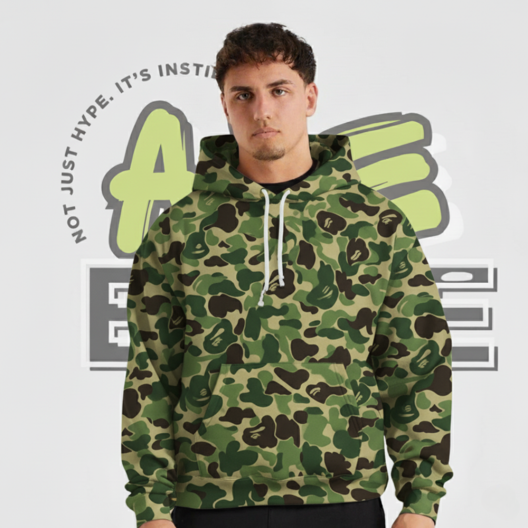 Green Camo Hoodie