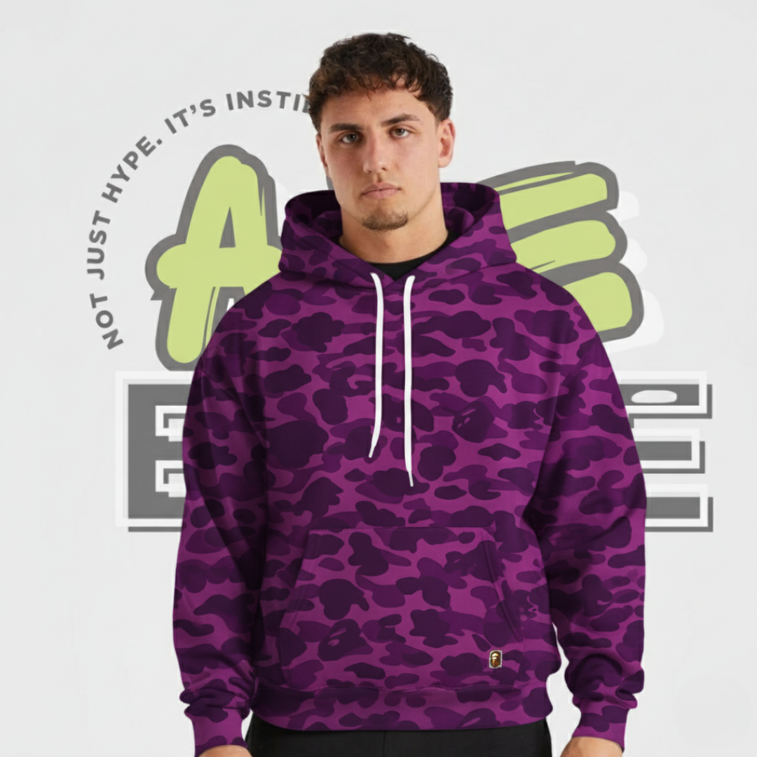 Violet Camo Hoodie