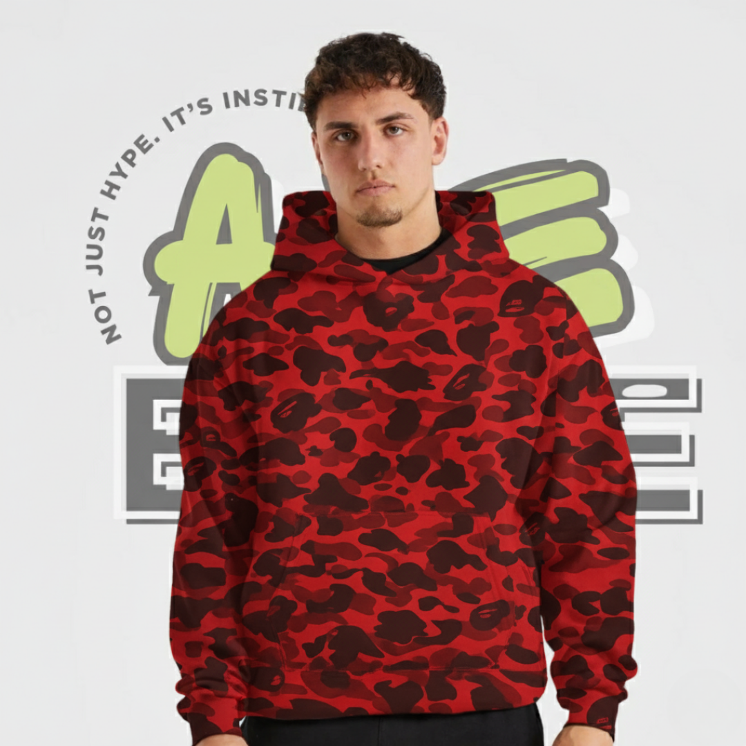 Red Camo Hoodie