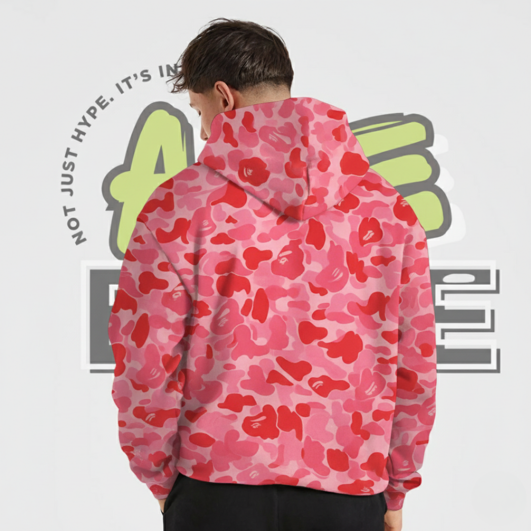 Pink Camo Hoodie