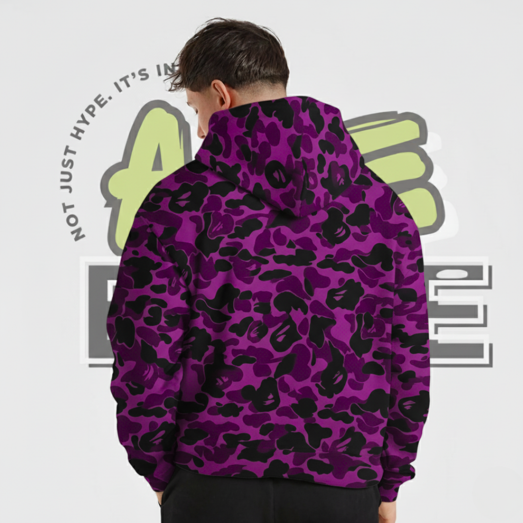 Violet Camo Hoodie