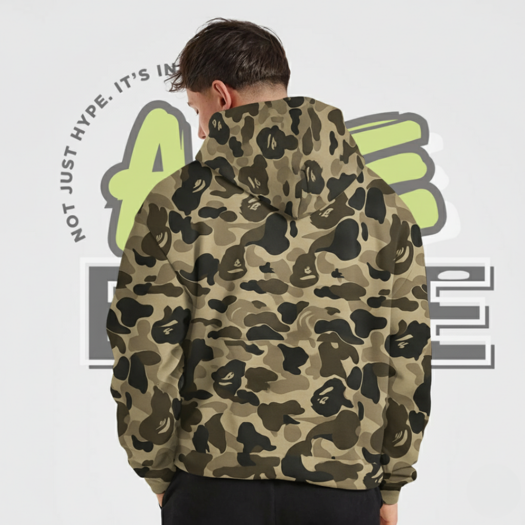 Khaki Camo Hoodie