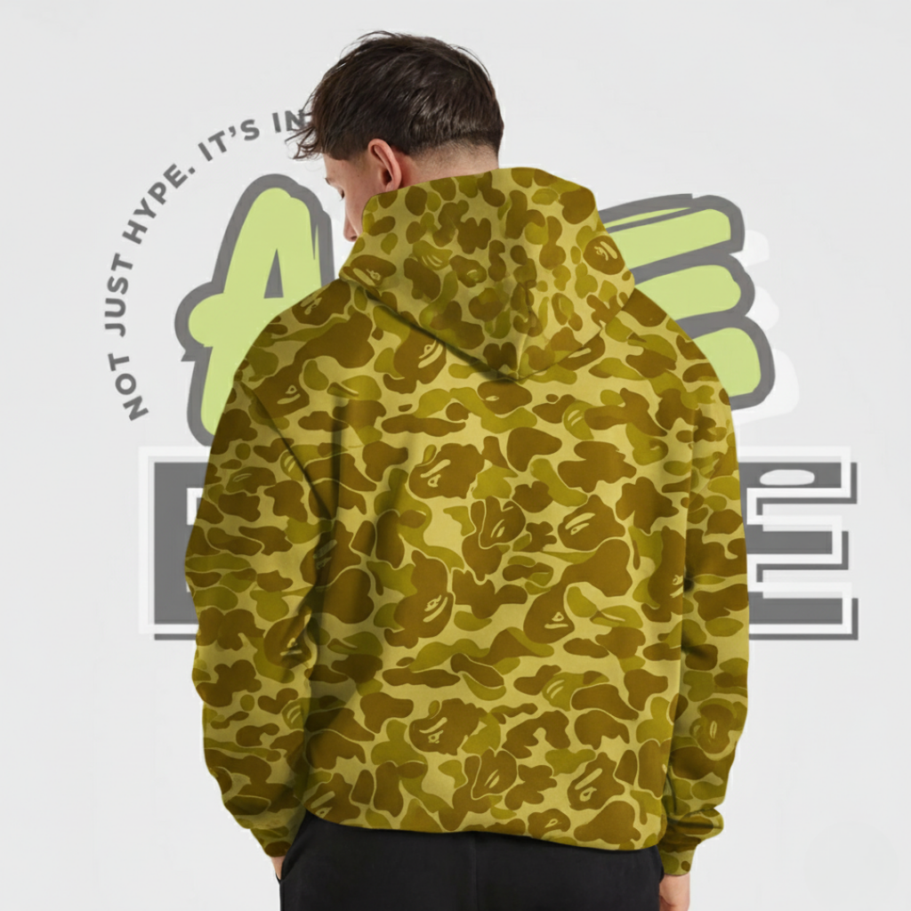 Yellow Camo Hoodie