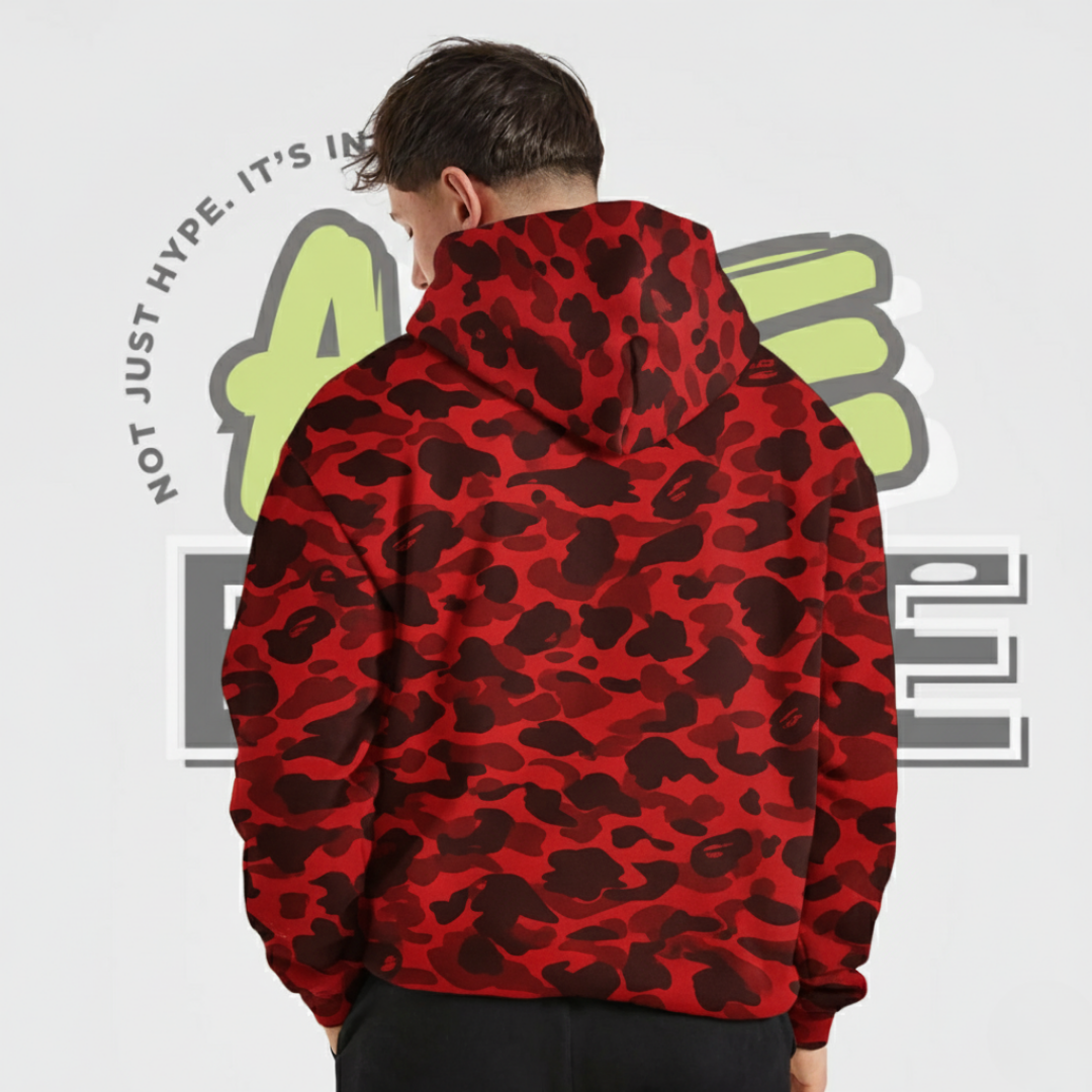 Red Camo Hoodie