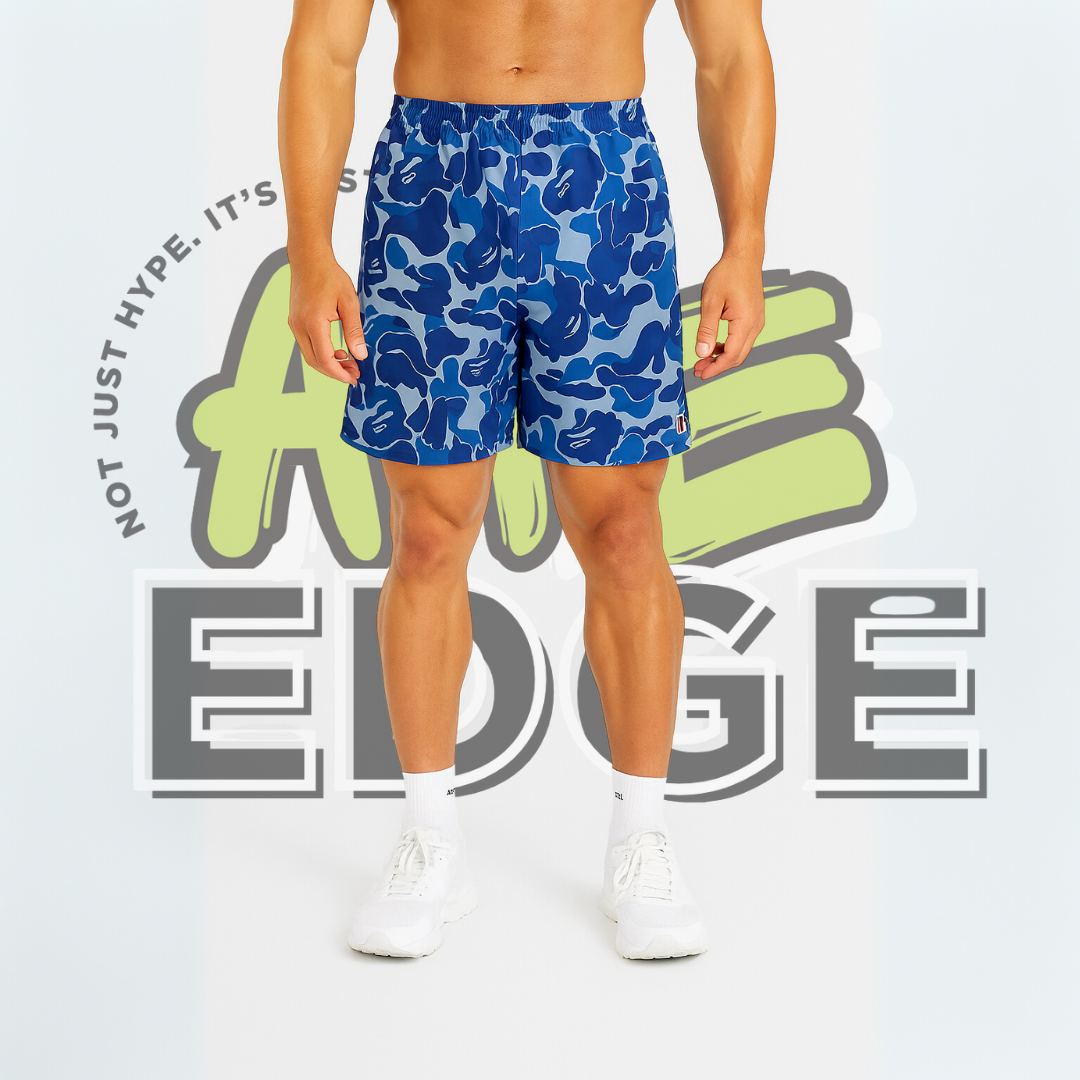 Blue Camo Short