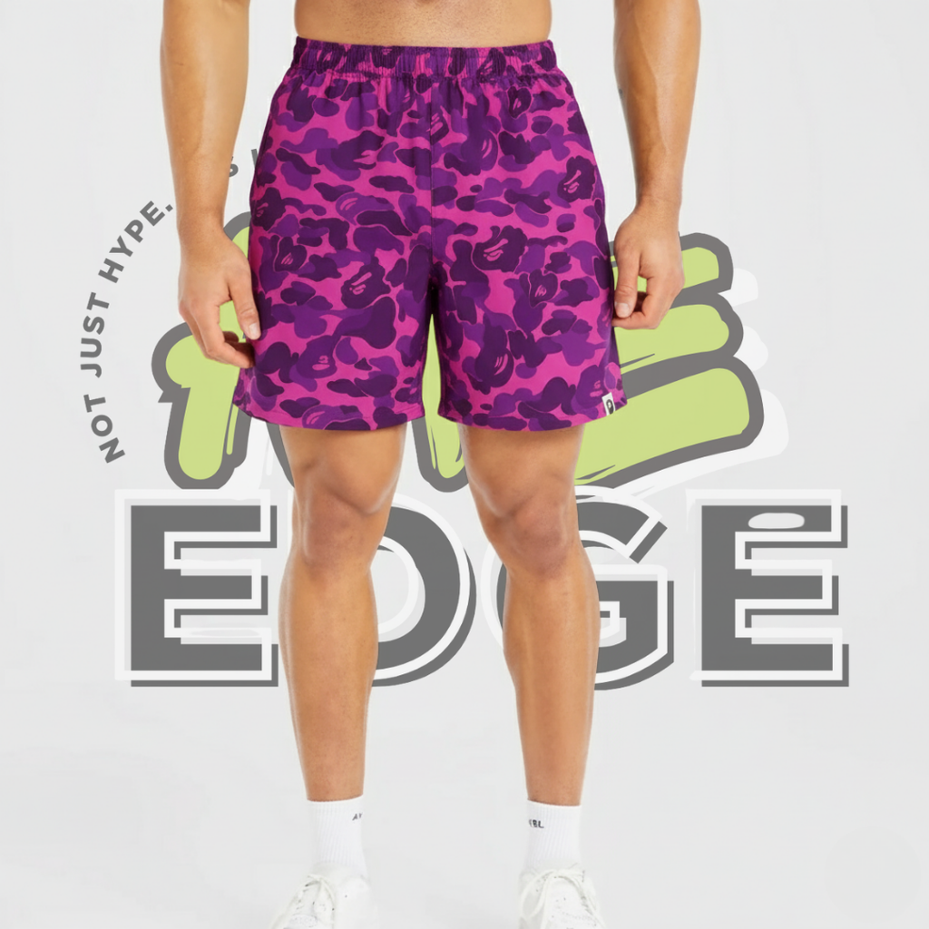 Violet Camo Short