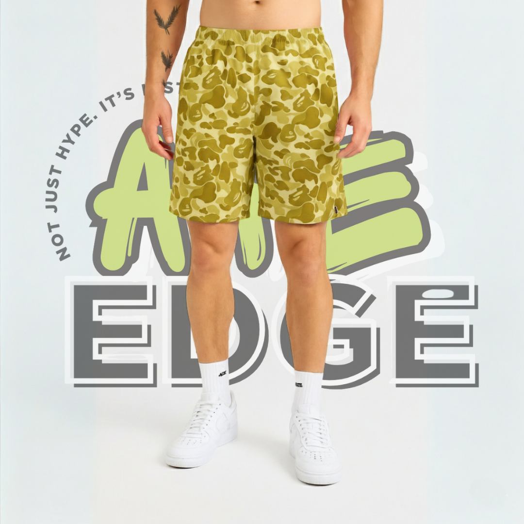 Yellow Camo Short