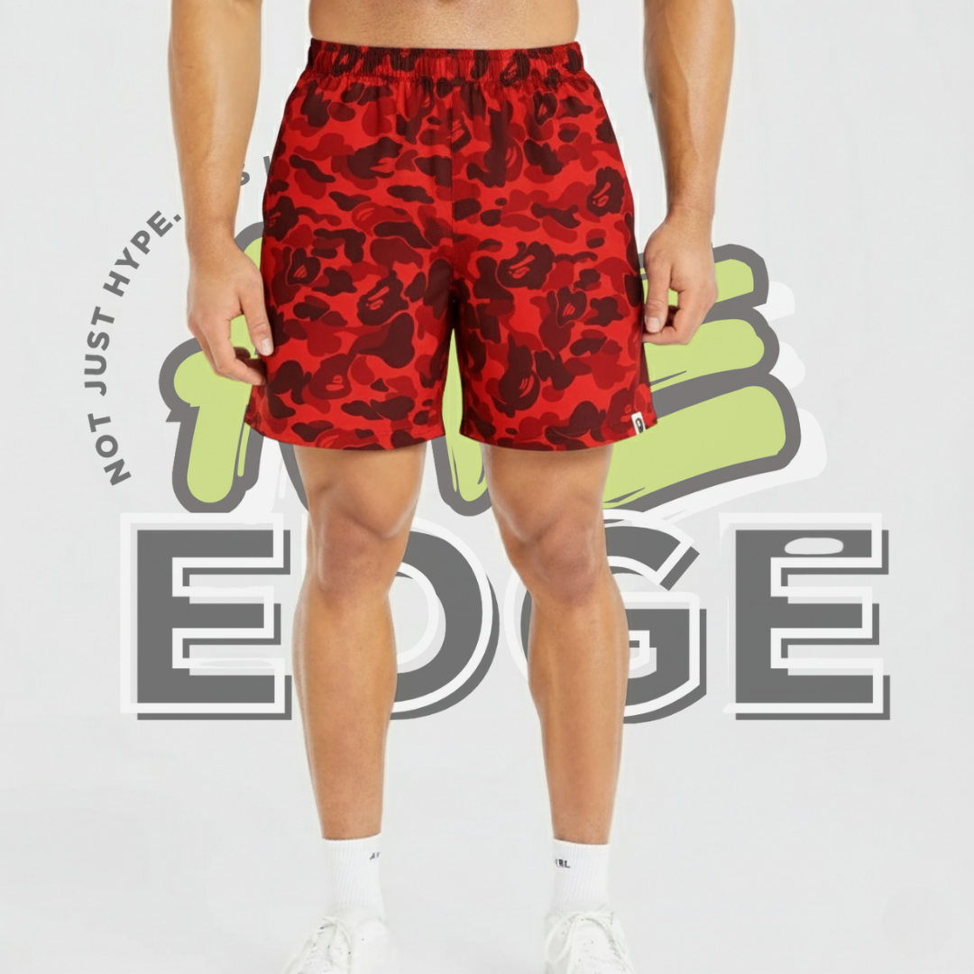 Red Camo Short