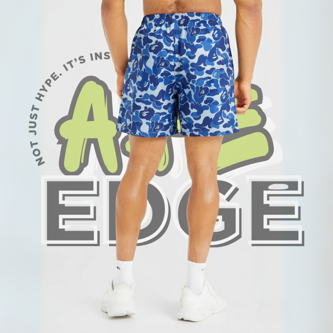 Blue Camo Short