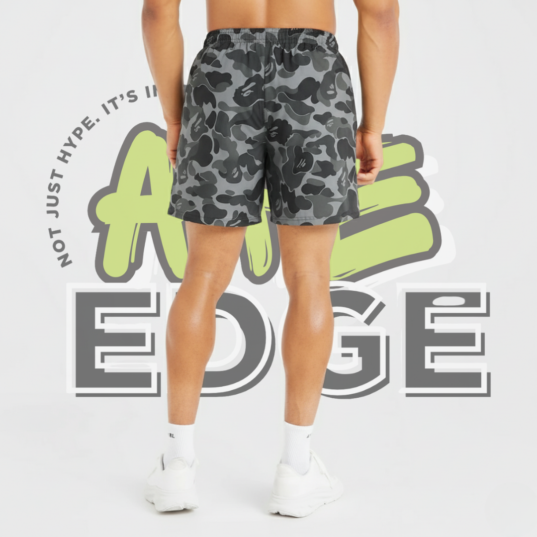 Gray Camo Short