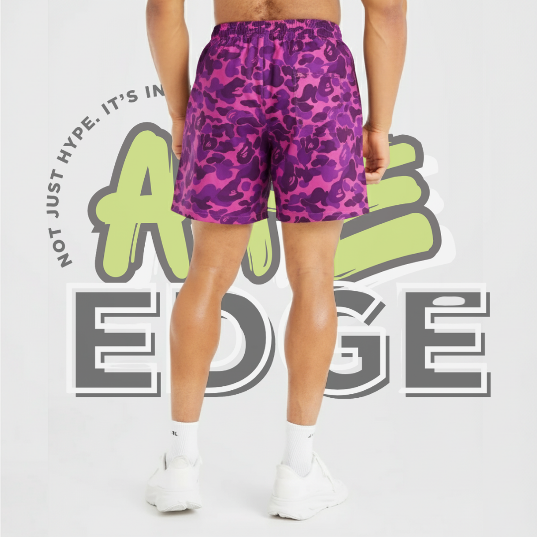 Violet Camo Short