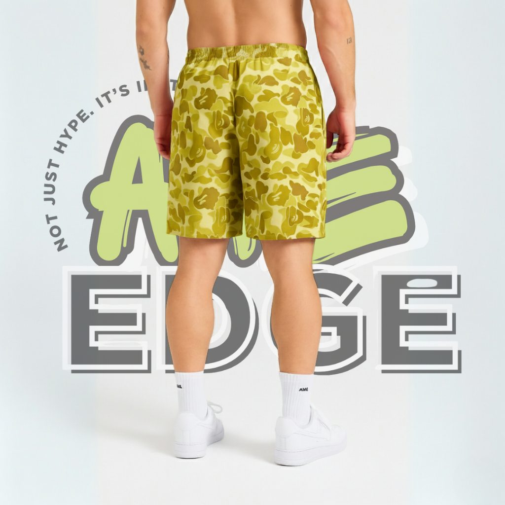 Yellow Camo Short
