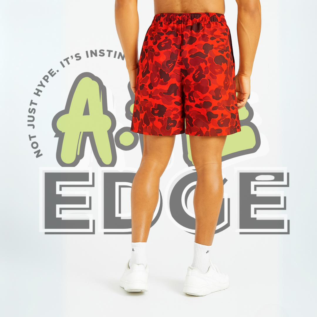 Red Camo Short