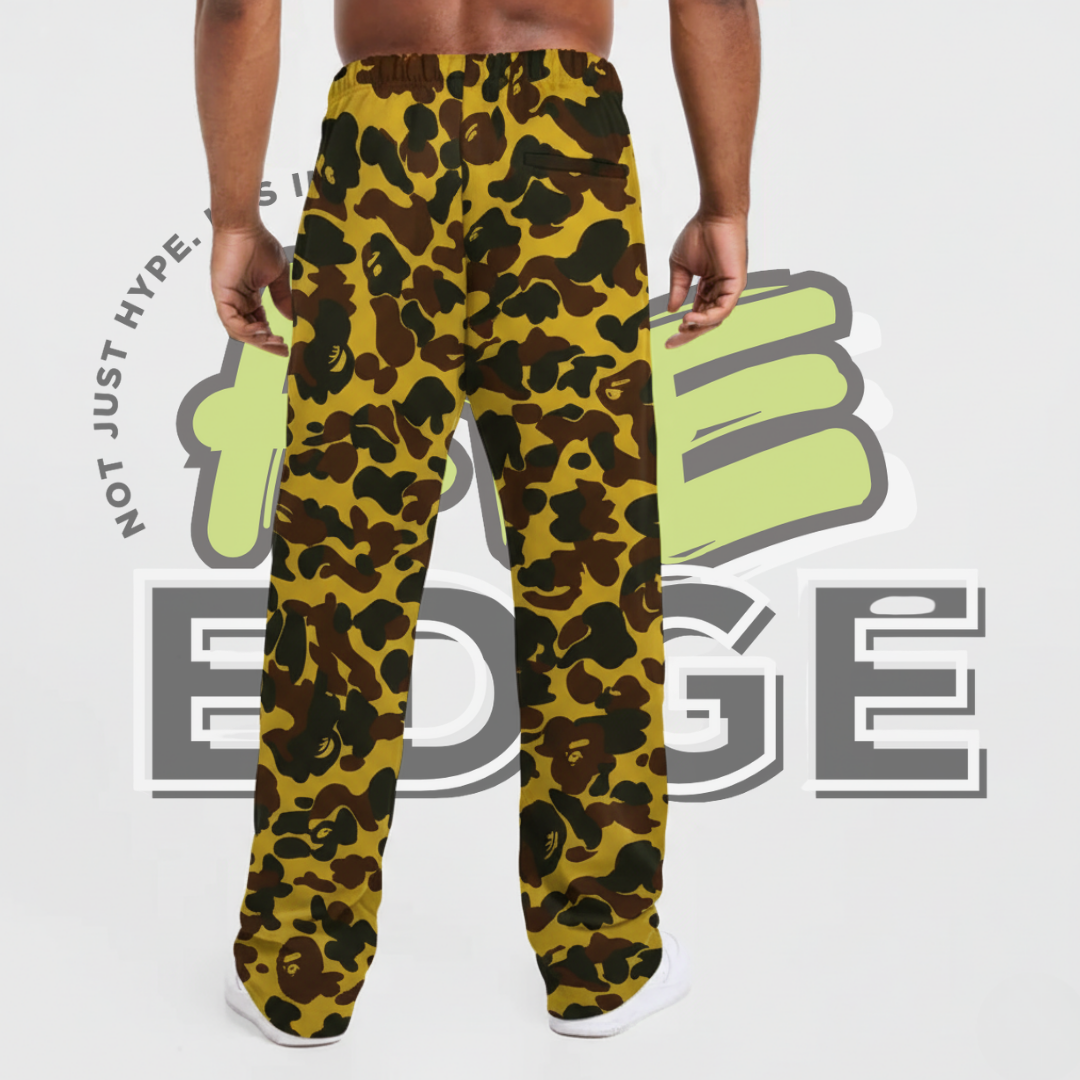 Yellow Black Camo Pants